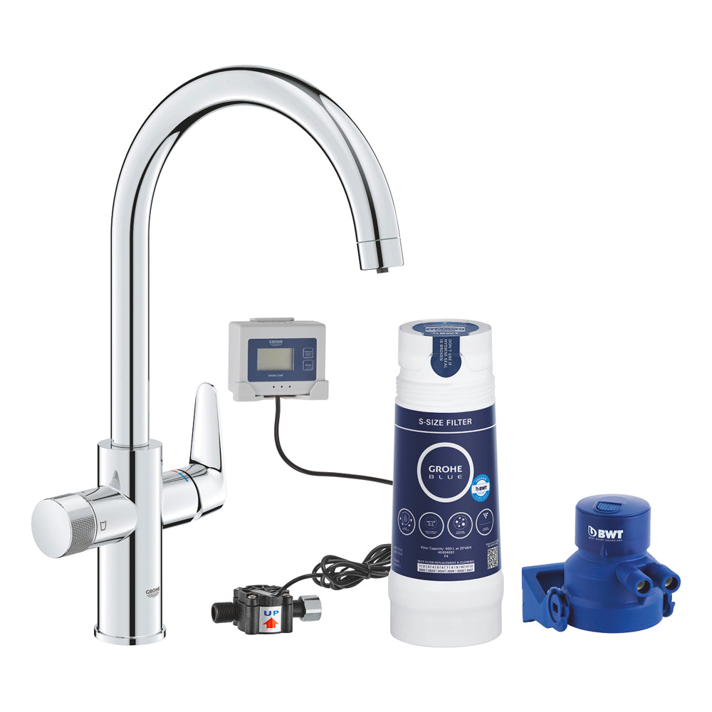 MISCELATORE CON SISTEMA DI FILTRAZIONE ACQUA "BLUE PURE BAUCURVE" - img 2