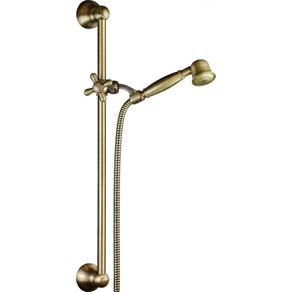 SET SALISCENDI "OLD STYLE" IN OTTONE BRONZATO - img 2