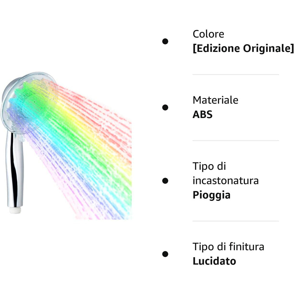DOCCETTA MONOGETTO A LED CROMO - img 4