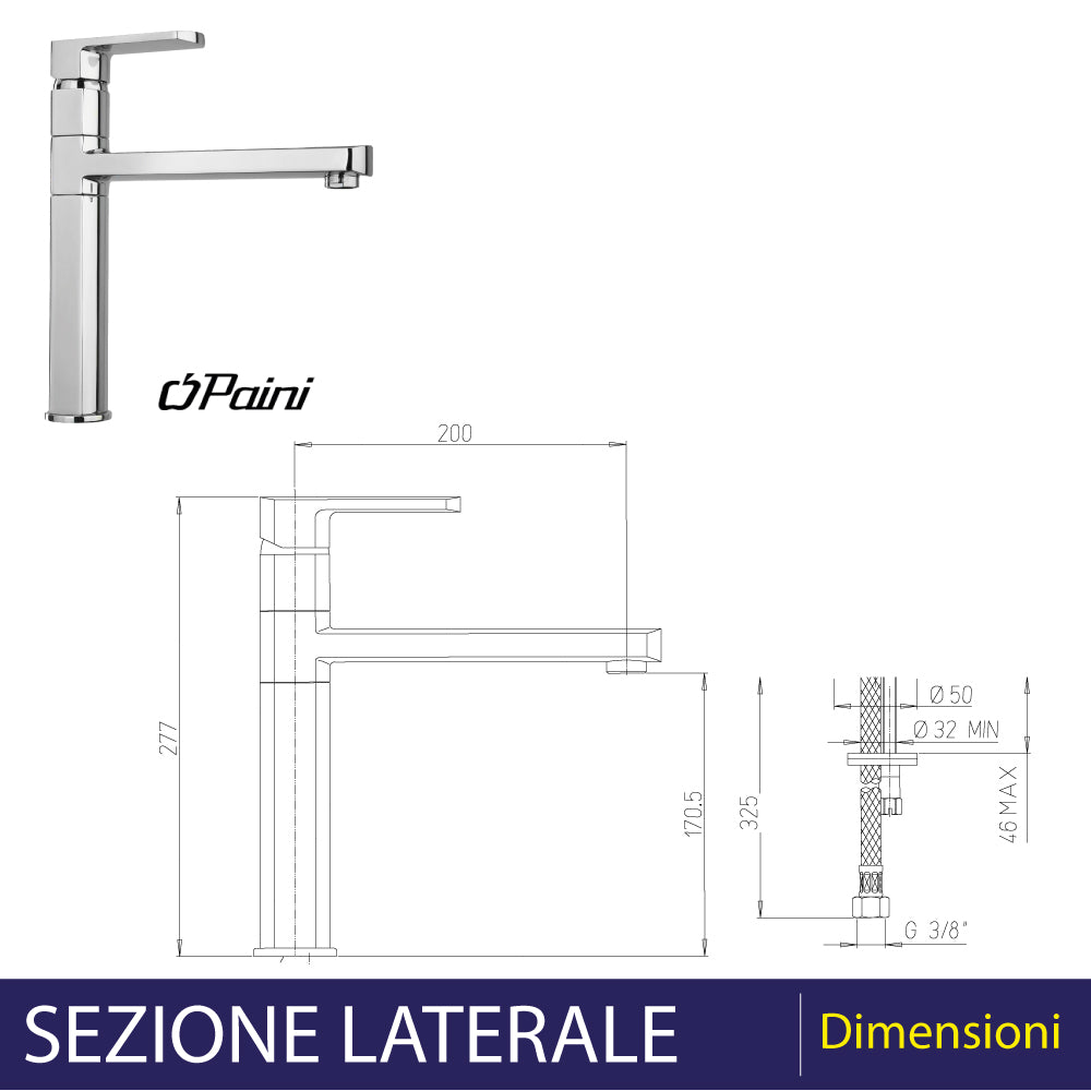 MISCELATORE LAVELLO A FONTANA "STILE" - img 4