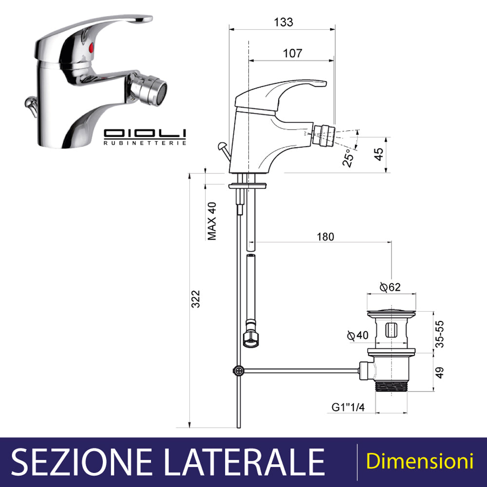 MISCELATORE BIDET ROMA - img 3