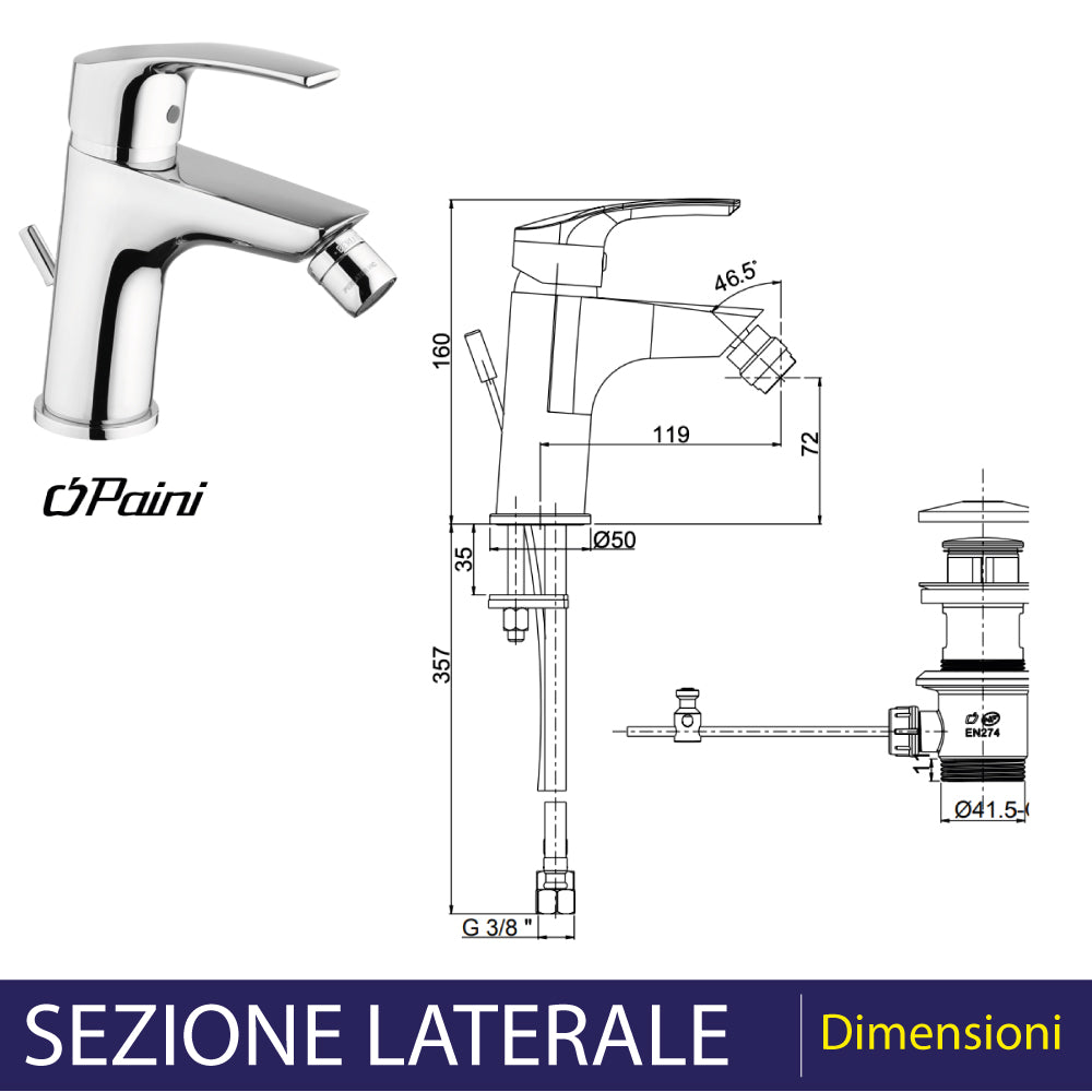 MISCELATORE BIDET "NEW BERRY" - img 3