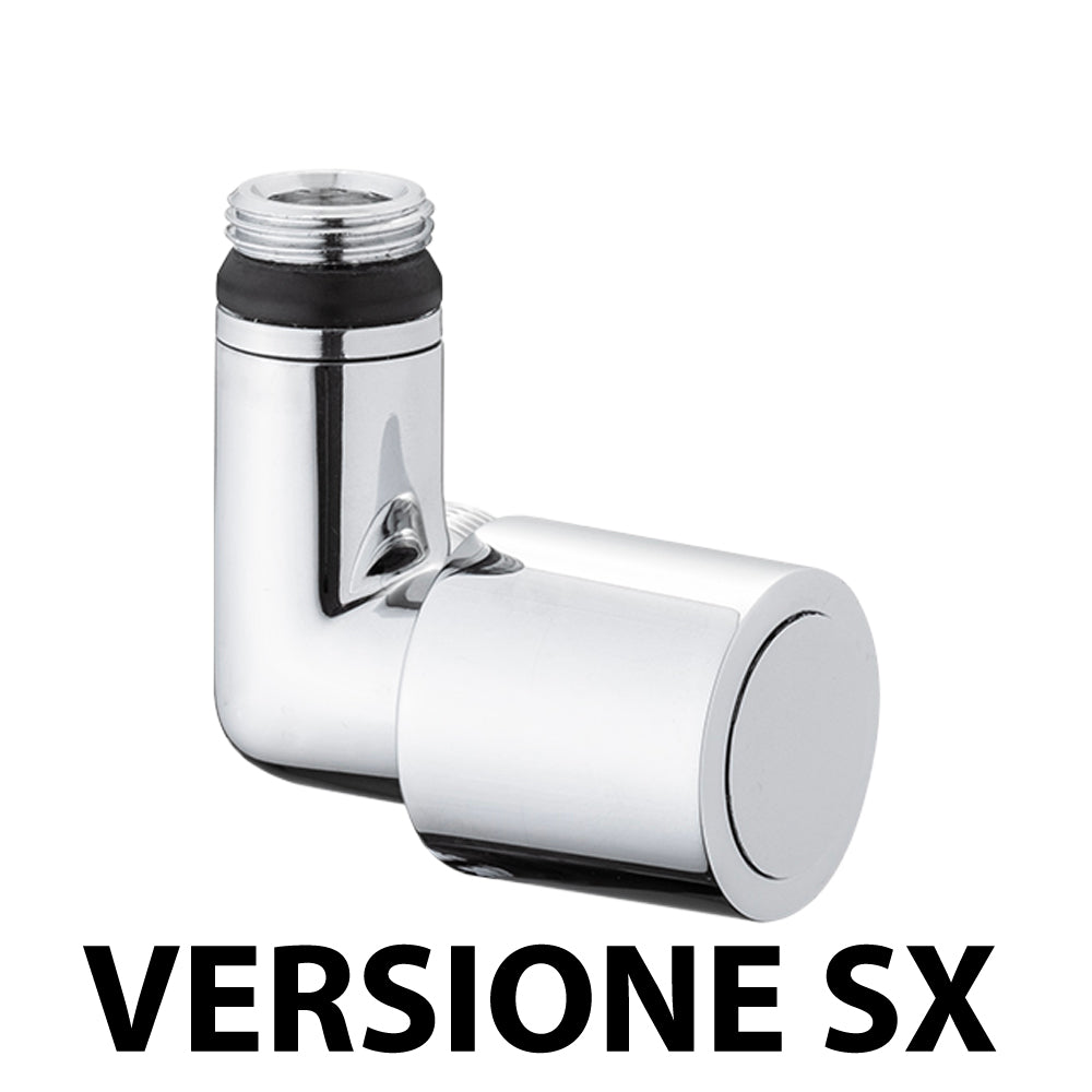 VALVOLA AD ANGOLO SX TERMOSTATICA "DAFNE" CROMO - img 2