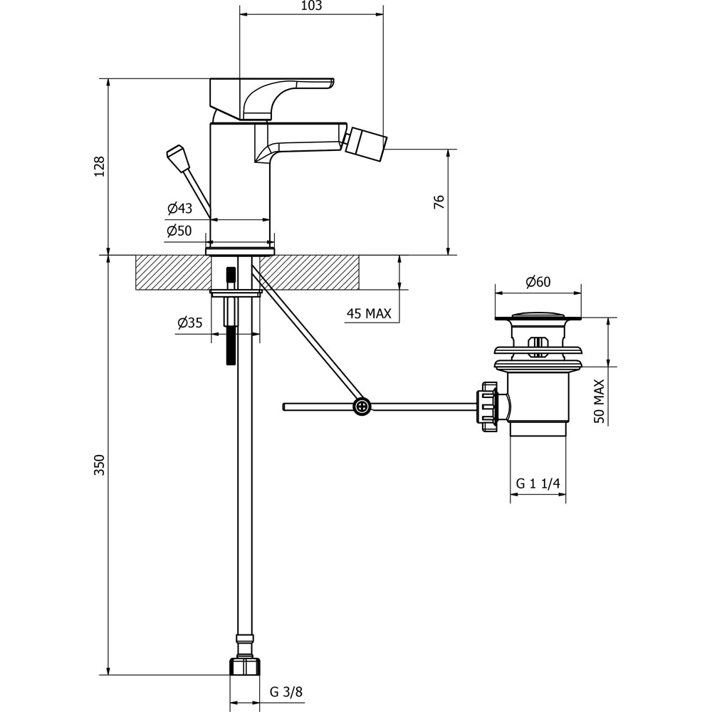 MISCELATORE BIDET BING - img 3