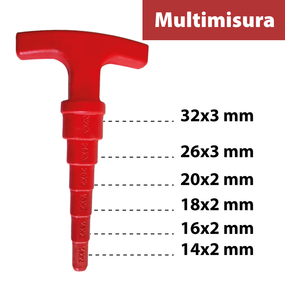 SBAVATORE CALIBRATORE IN PLASTICA "ECO" PER TUBO MULTISTRATO - img 3