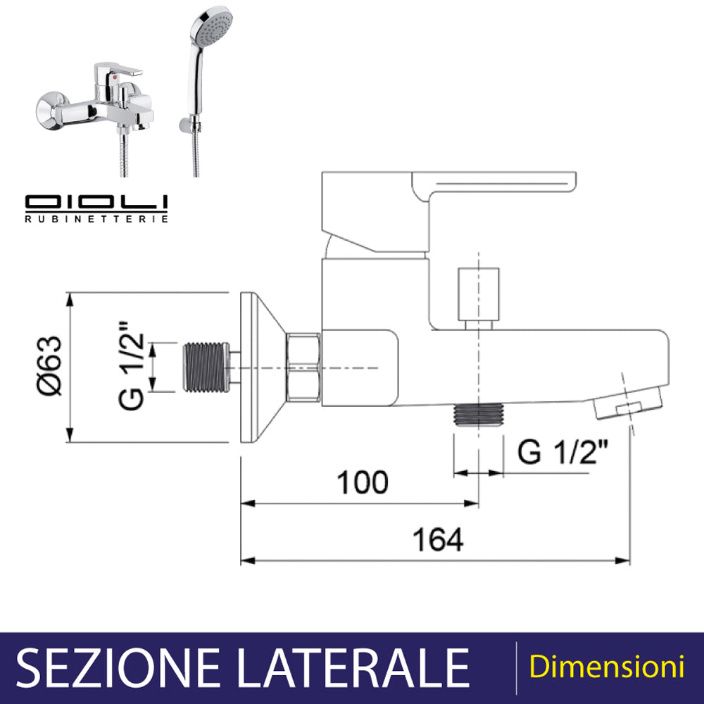 MISCELATORE VASCA ESTERNO STILE - img 4
