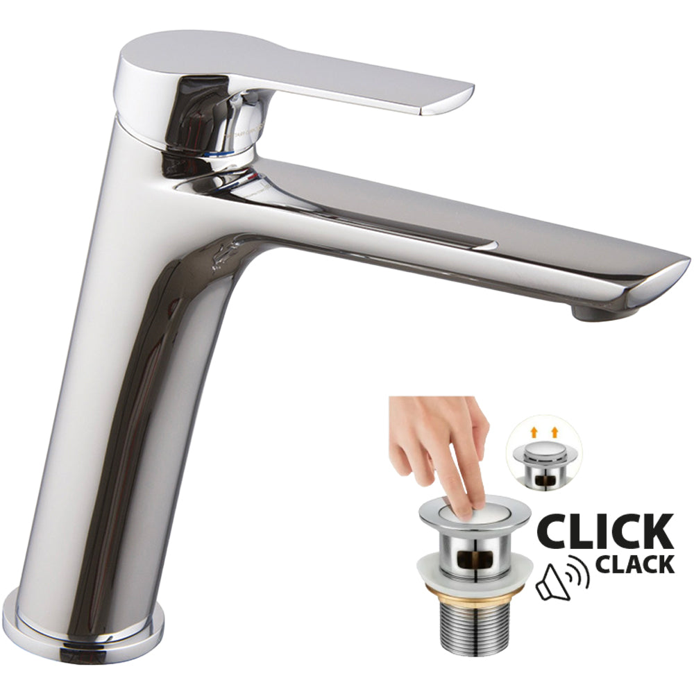 MISCELATORE LAVABO PROLUNGATO "SERIE 4" CON LEVA CHIUSA - img 2