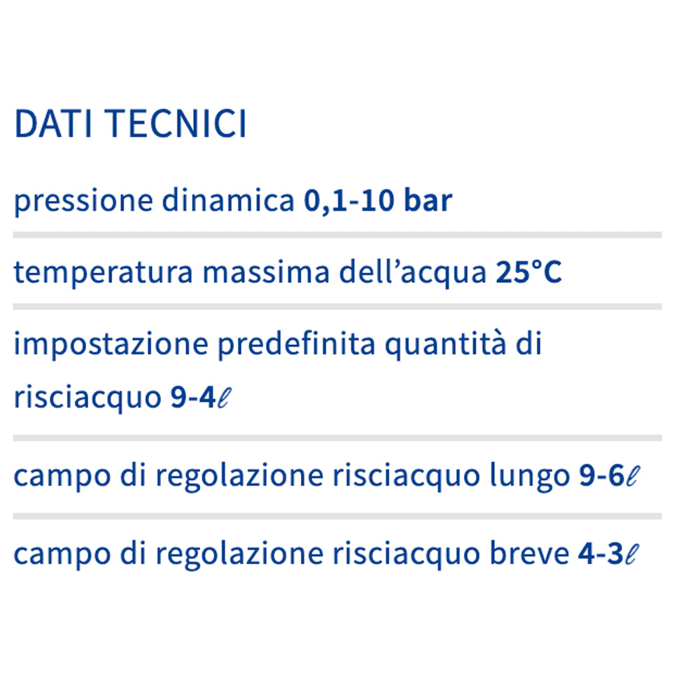 CASSETTA DI SCARICO AD INCASSO "ECO" MODULO PER VASO SOSPESO - img 4