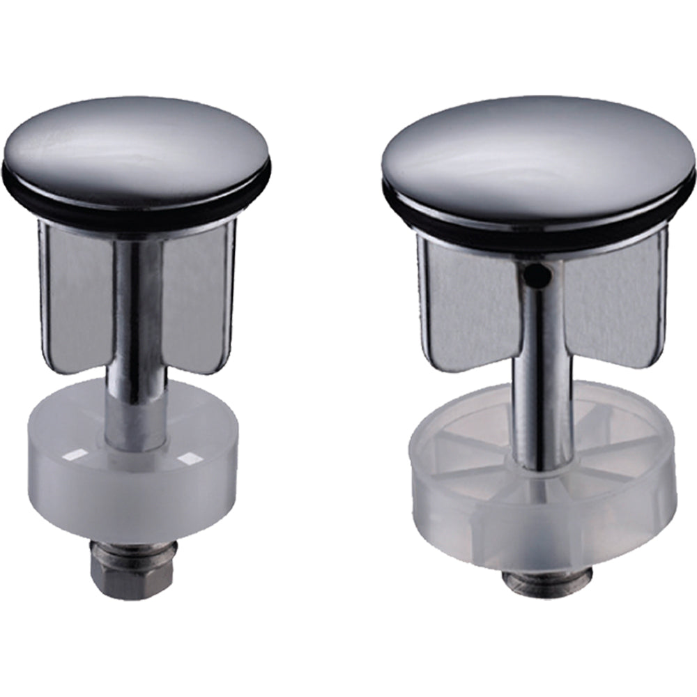 TAPPO SALTERELLO PER LAVABO E BIDET CON CESTELLO IN METALLO - img 2