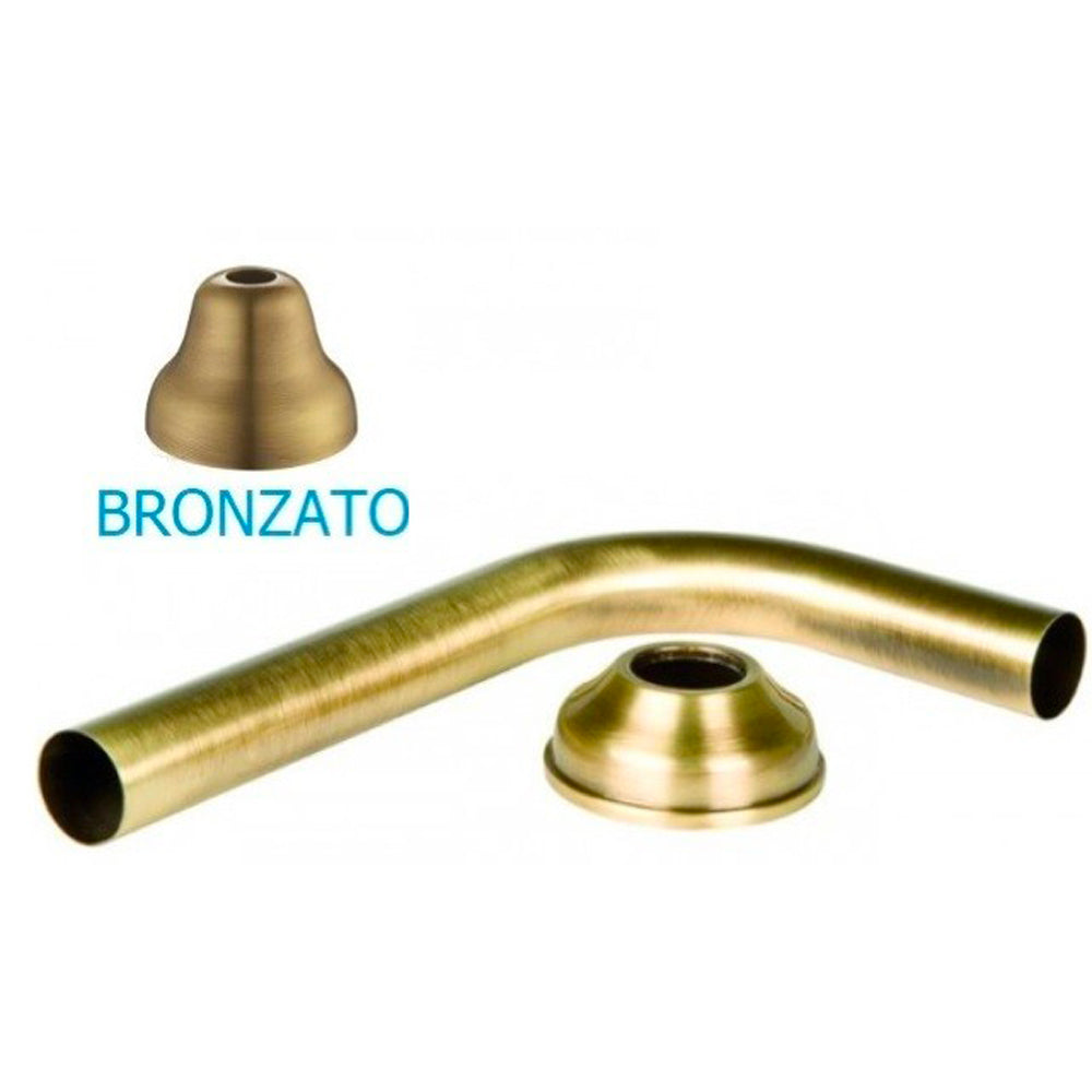 KIT COMPLETO DI SCARICO "MINI CATIS" BRONZATO - img 4