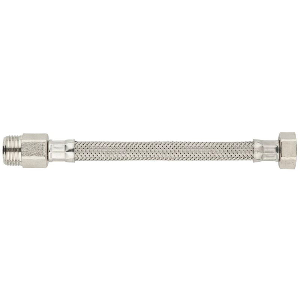 FLESSIBILE IN ACCIAIO INOX M1/2" PROLUNGATO X F1/2" - img 4