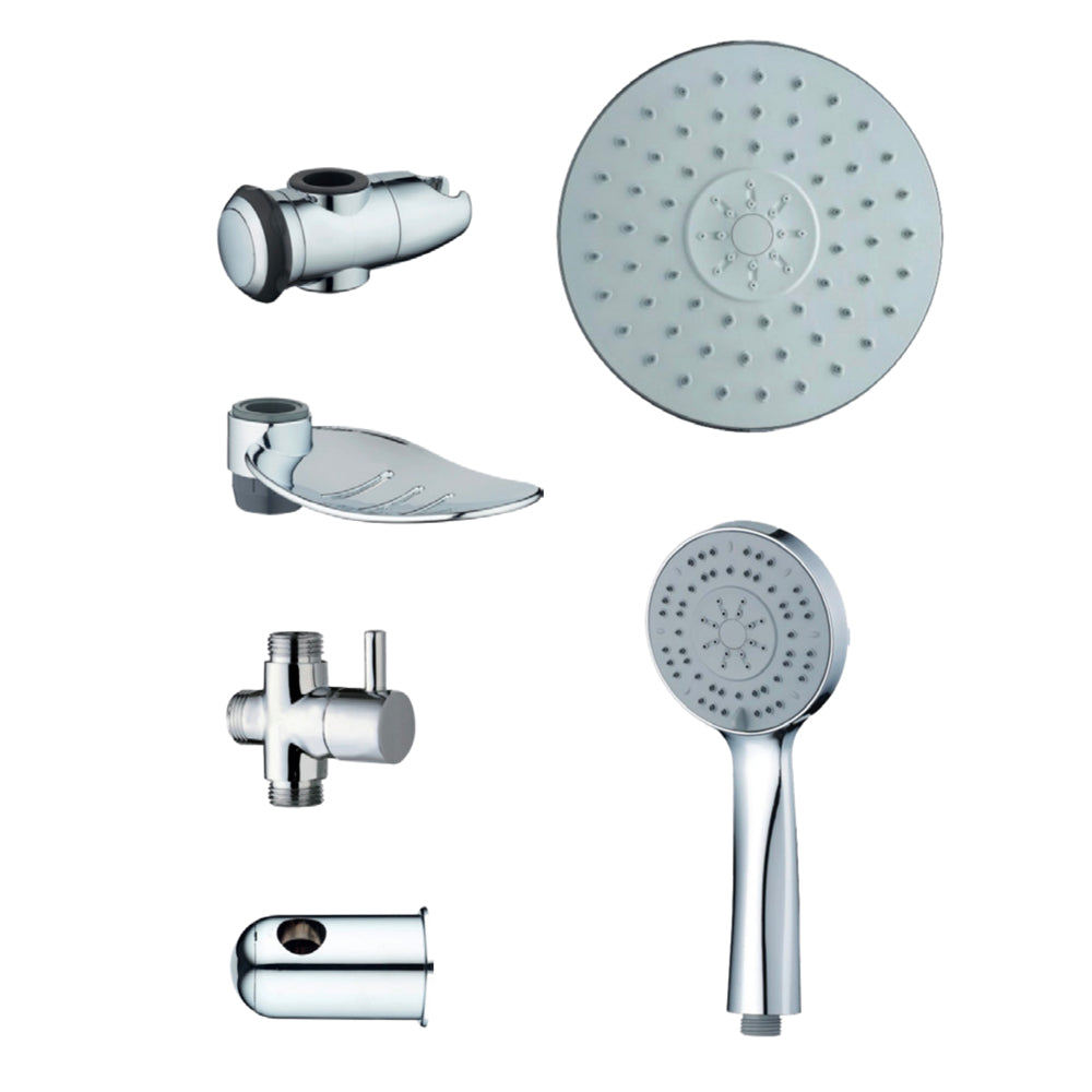 SET COLONNA DOCCIA MONOGETTO "SMART TONDA" CROMO - img 3