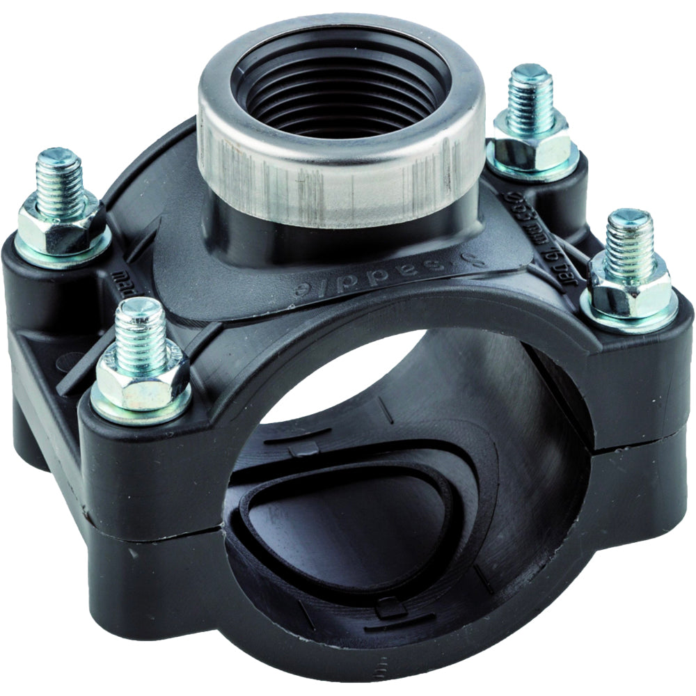 PRESA A STAFFA PN10 CON ANELLO DI RINFORZO IN ACCIAIO INOX UNIDELTA - img 2