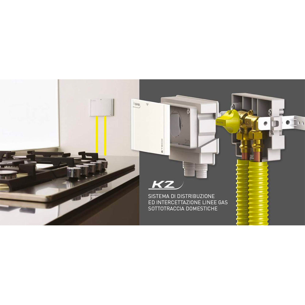 COLLETTORE GAS MONO-INTERCETTAZIONE DUE VIE K2.3 TECO - img 3