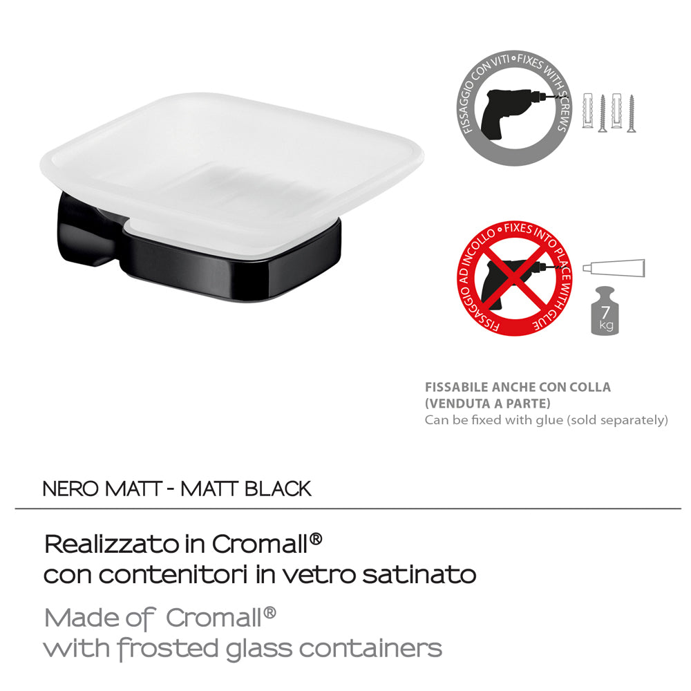 PORTASAPONE CON CONTENITORE IN VETRO "STELVIO" - img 3