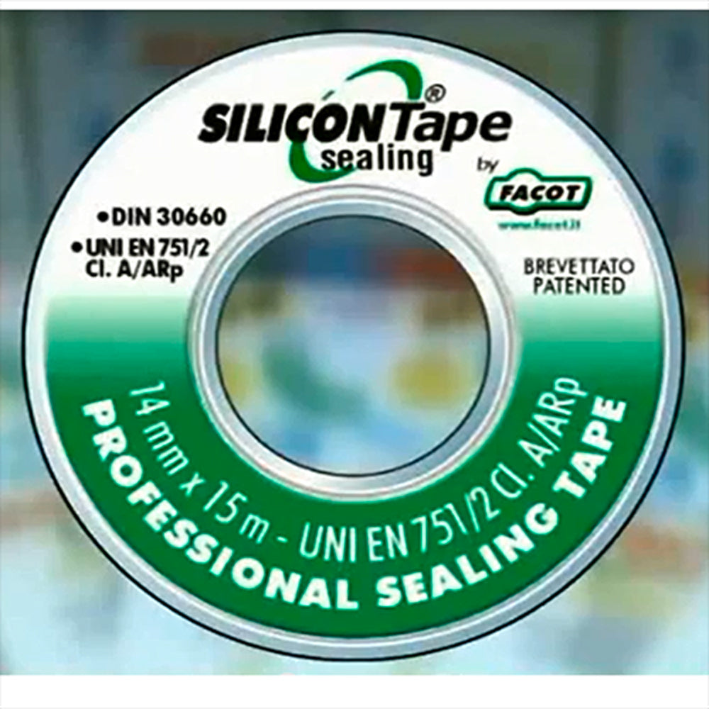 NASTRO SIGILLANTE TEFLON UNIVERSALE "SILICON TAPE" PER RACCORDI IDRAULICI - img 5