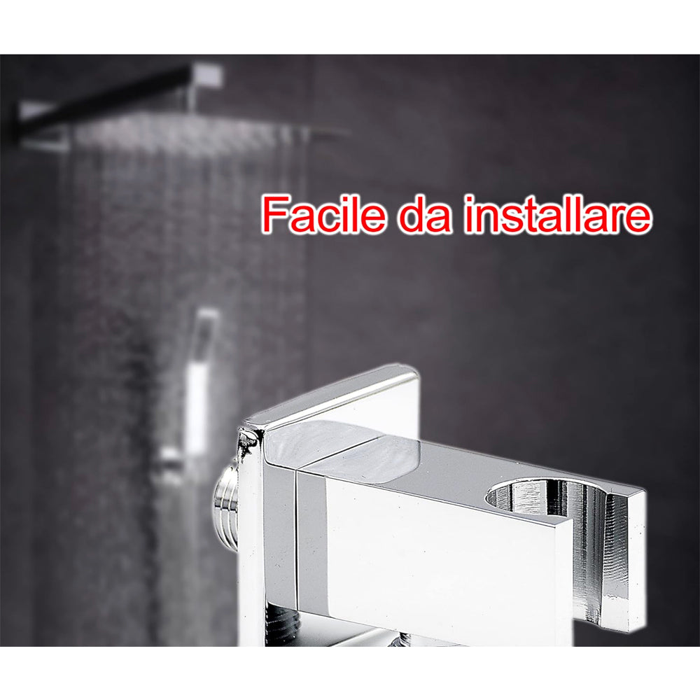 PRESA ACQUA CON SUPPORTO DOCCETTA LUSSO QUADRO - img 3