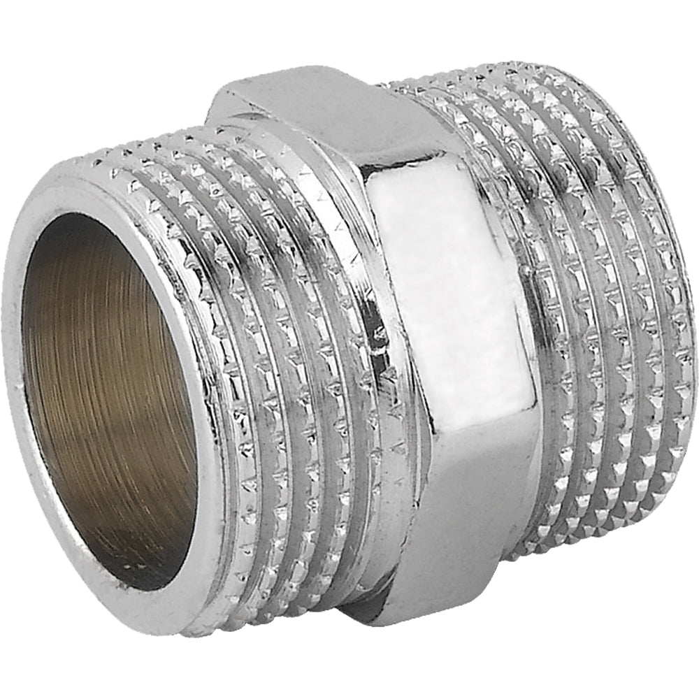 NIPLES DOPPIO MASCHIO/MASCHIO IN OTTONE CROMATO - img 2