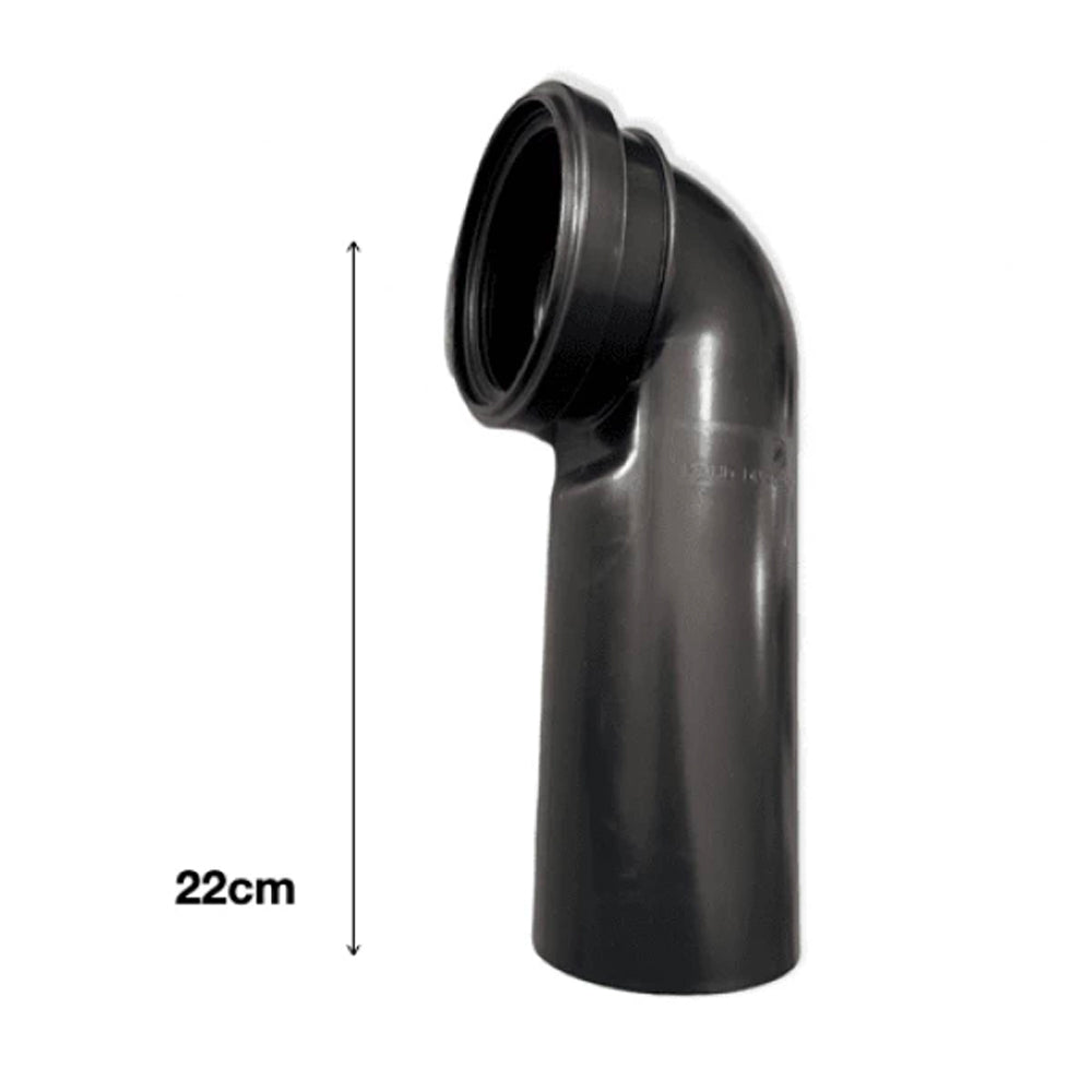 CURVA TECNICA 90° A INNESTO PER VASO SOSPESO CON GUARNIZIONE - img 4