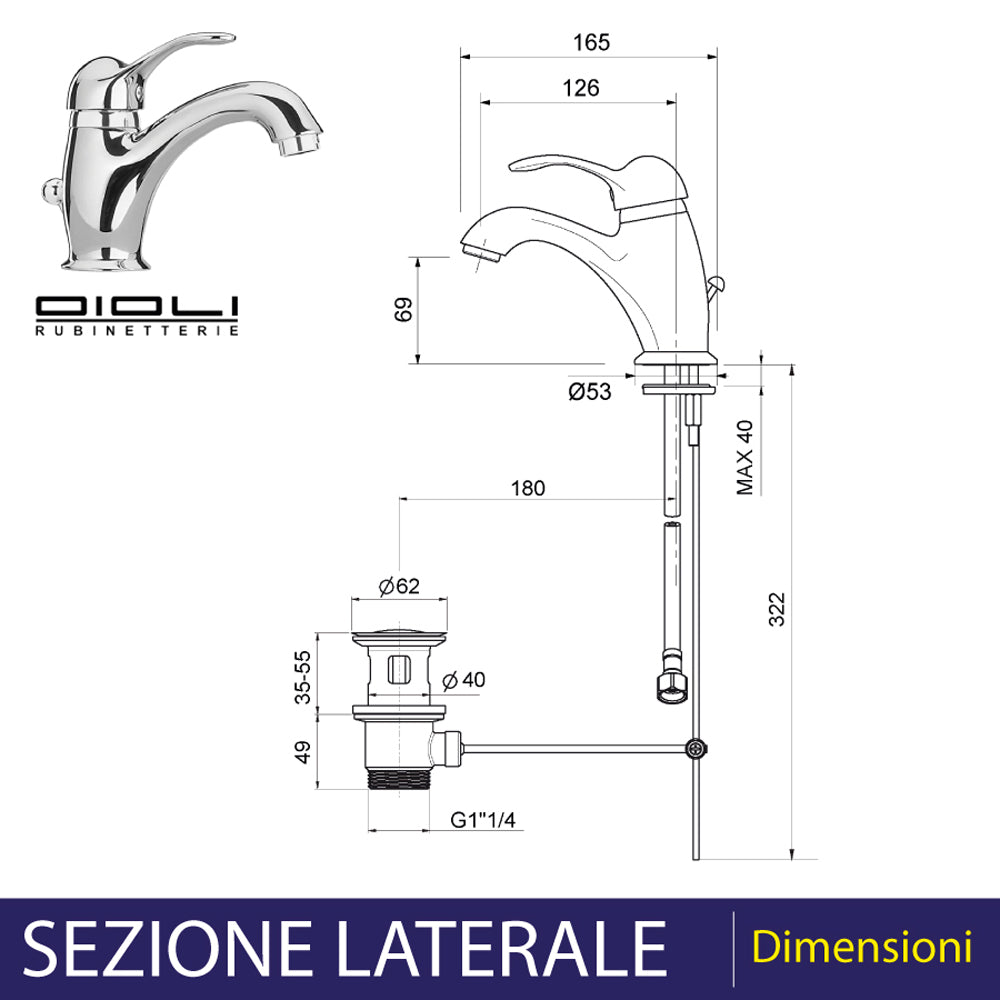 MISCELATORE LAVABO ARCANA - img 4
