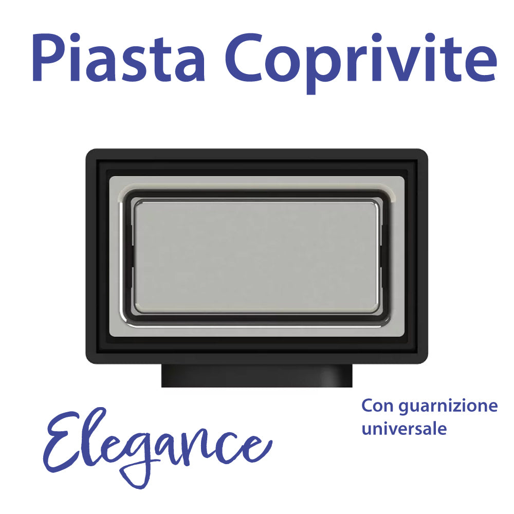 PILETTA "MERCURIO" PER LAVELLO CUCINA CON FORO Ø90 CTP RETTANGOLARE - img 3