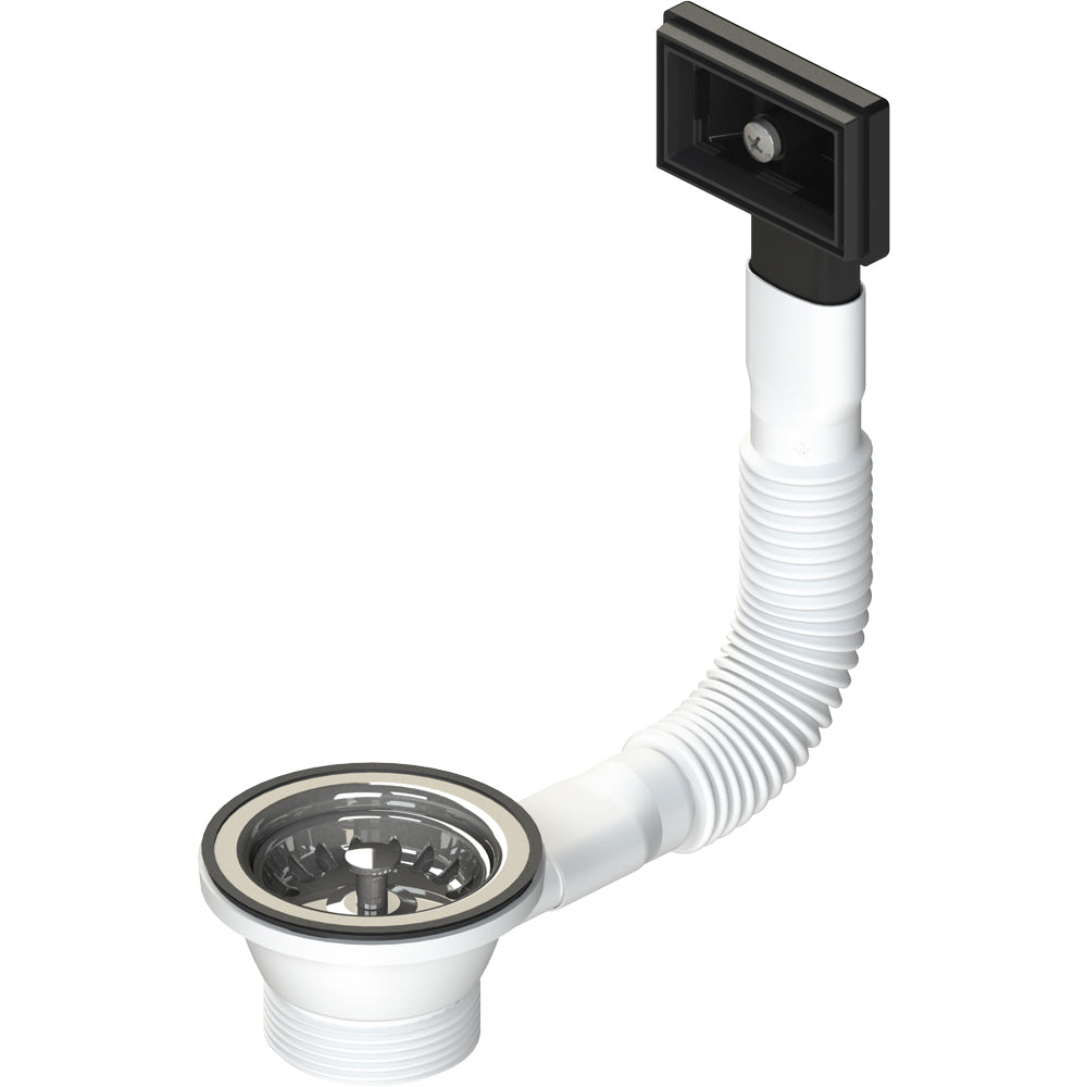 PILETTA CANESTRO PER LAVELLO CUCINA CON FORO Ø60 CTP RETTANGOLARE - img 2
