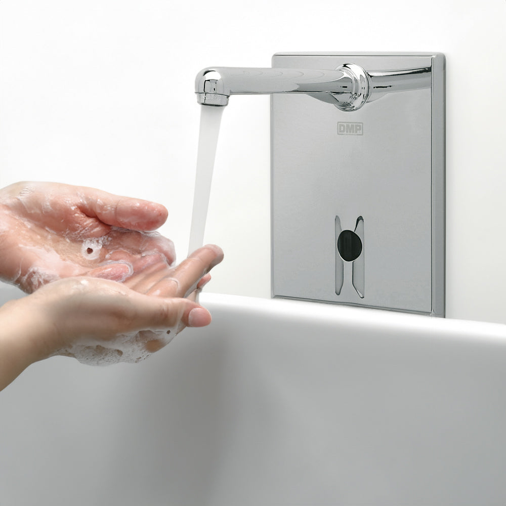 RUBINETTO ELETTRONICO A FOTOCELLULA PER LAVABO A PARETE "SPEEDY" - img 3