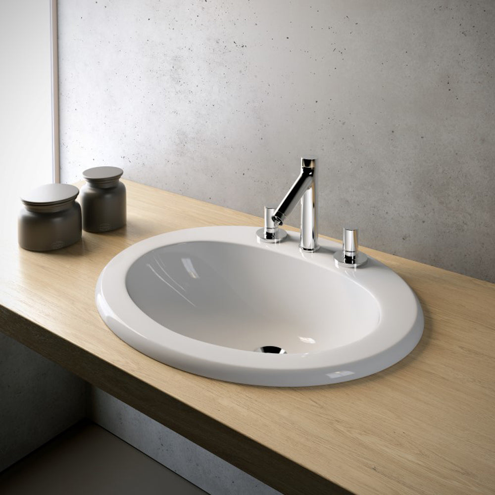 LAVABO DA INCASSO SOPRAPIANO "DECOR 62" CPR - img 4