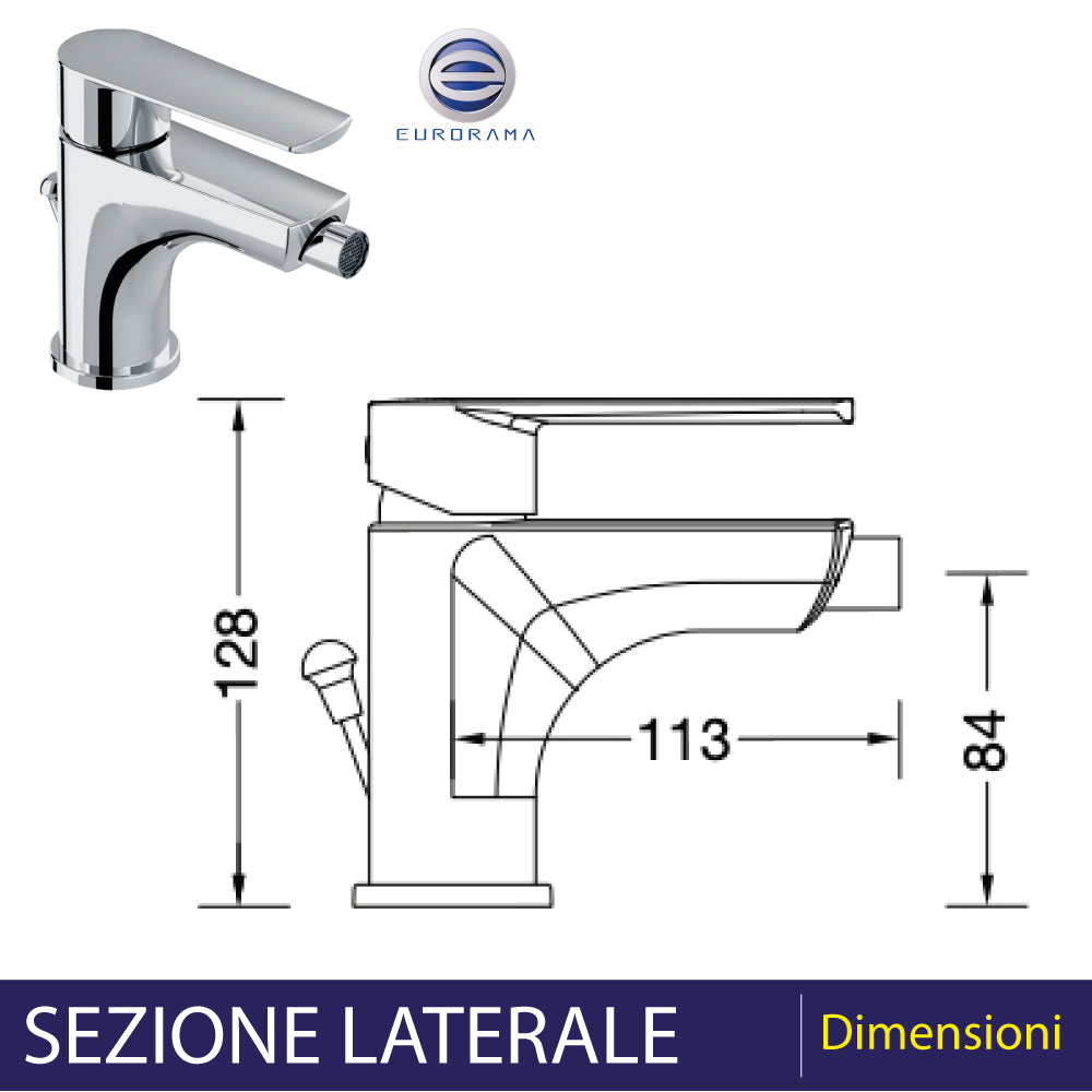 MISCELATORE BIDET "KLINT" DIRITTO - img 3
