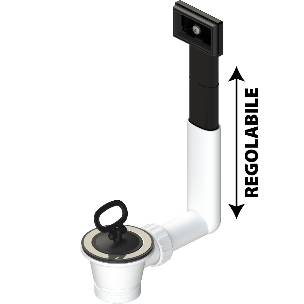 PILETTA IN PVC PER LAVELLO CUCINA CON FORO Ø70 CTP - img 2
