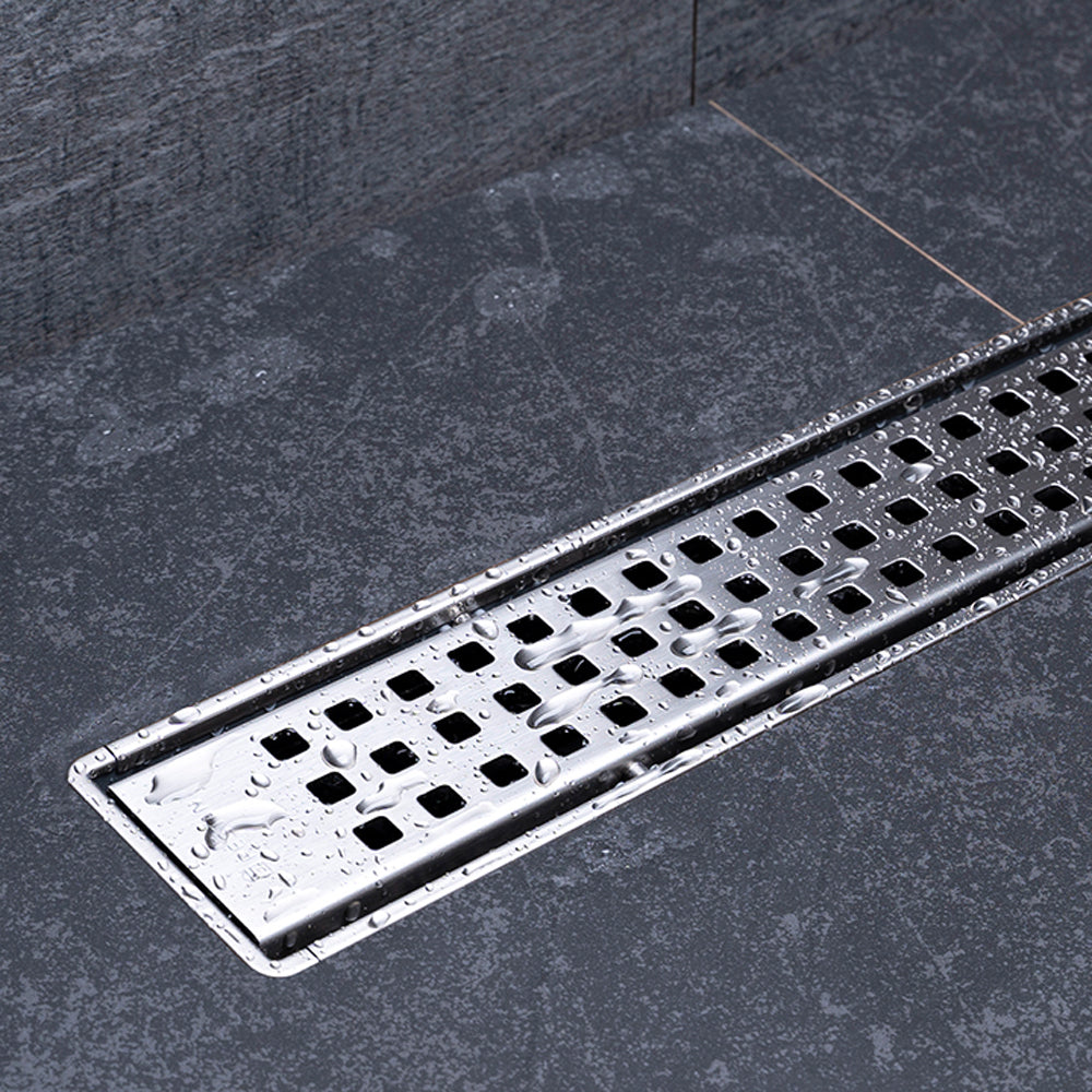CANALETTA PER DOCCIA A PAVIMENTO CON GRIGLIA COMPACT NET LINE - img 5