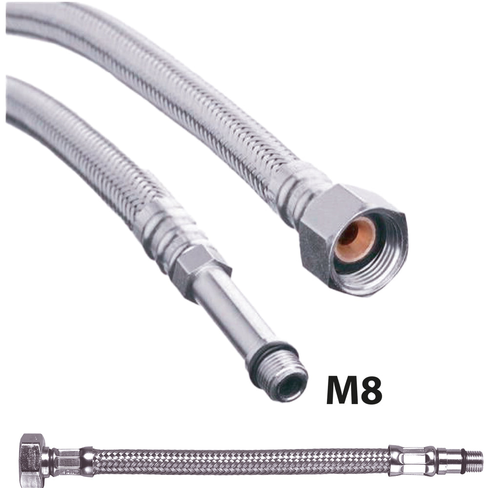FLESSIBILE IN ACCIAIO INOX PER MONOCOMANDO DN6 - img 2