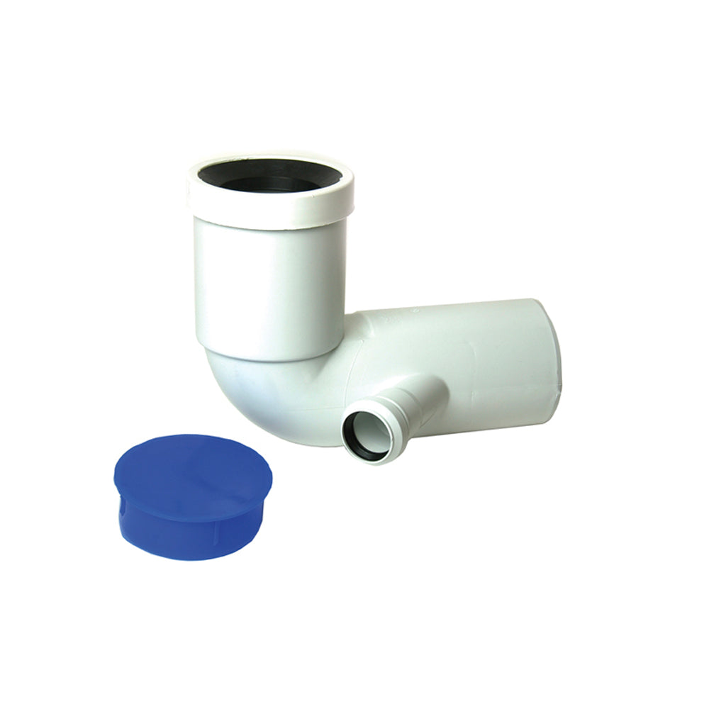 CURVA WC 90° PROLUNGATA A INNESTO CON 1 ATTACCO ORIENTABILE - img 4