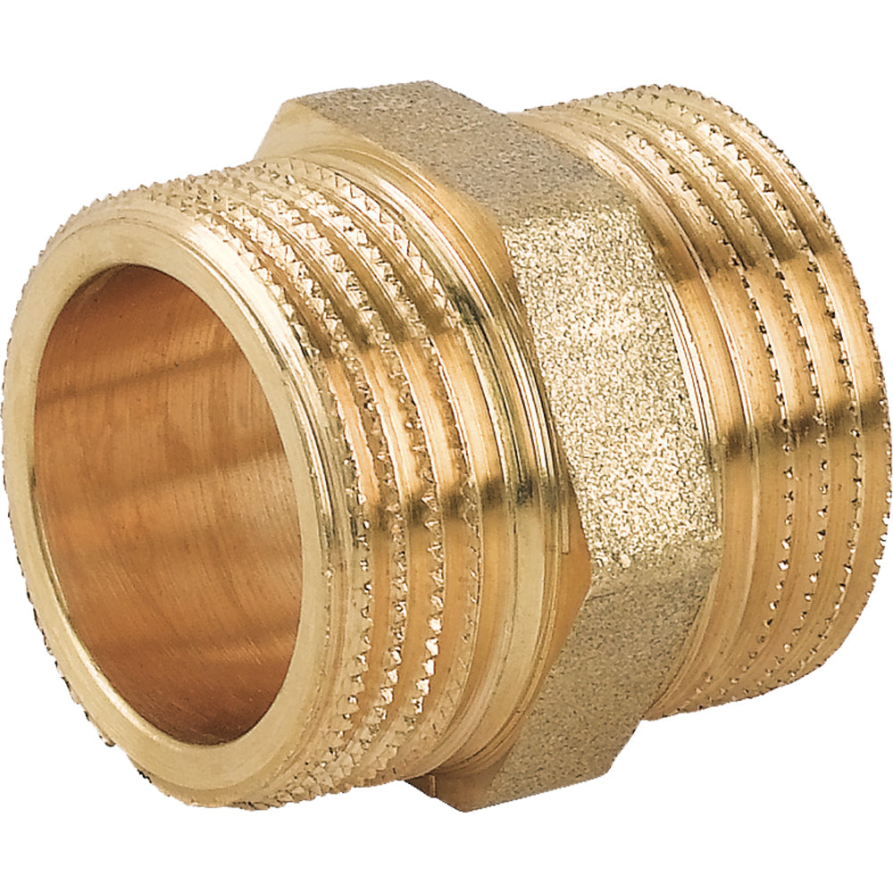 NIPLES DOPPIO MASCHIO/MASCHIO IN OTTONE GIALLO - img 2