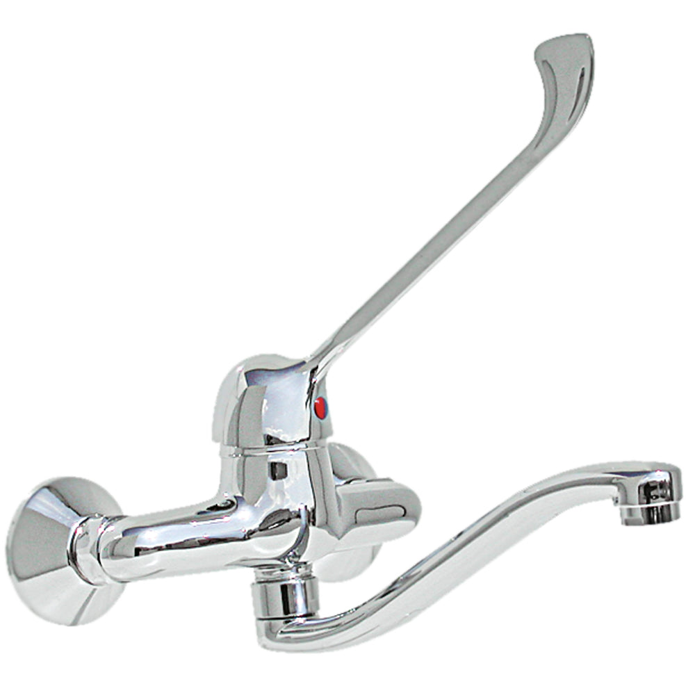 MISCELATORE LAVELLO A PARETE CON LEVA CLINICA - img 2