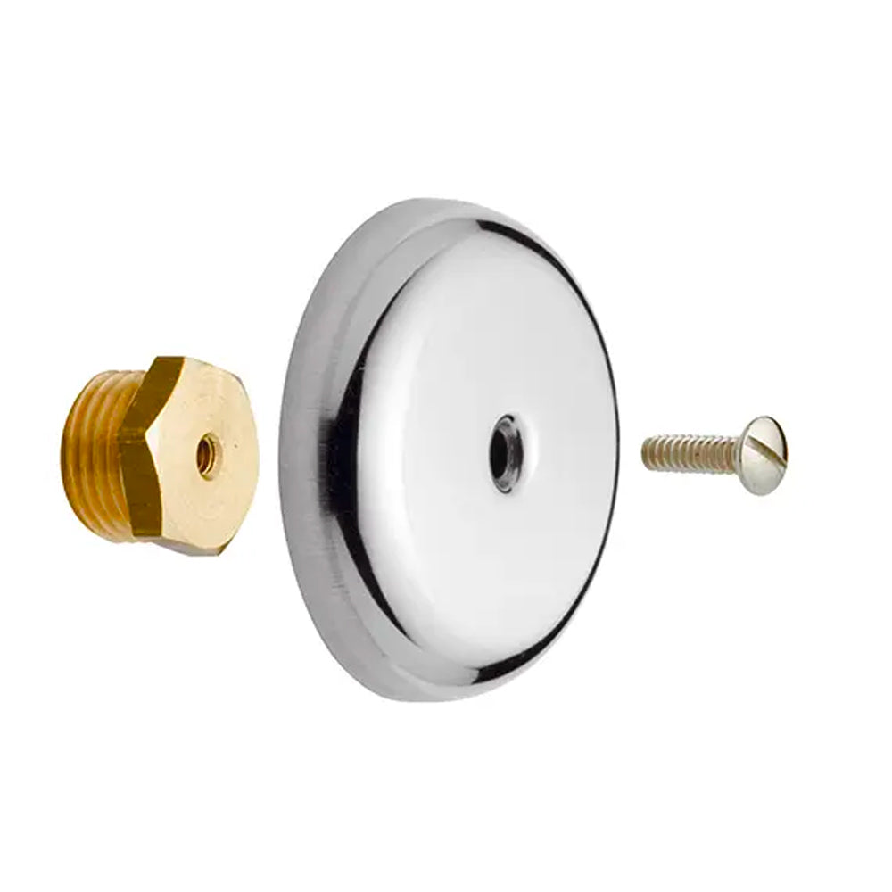 TAPPO MASCHIO IN OTTONE CON ROSONE INOX - img 5
