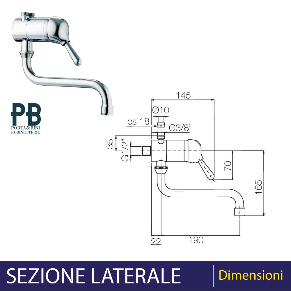MISCELATORE MONOCOMANDO SOTTO SCALDINO - img 4