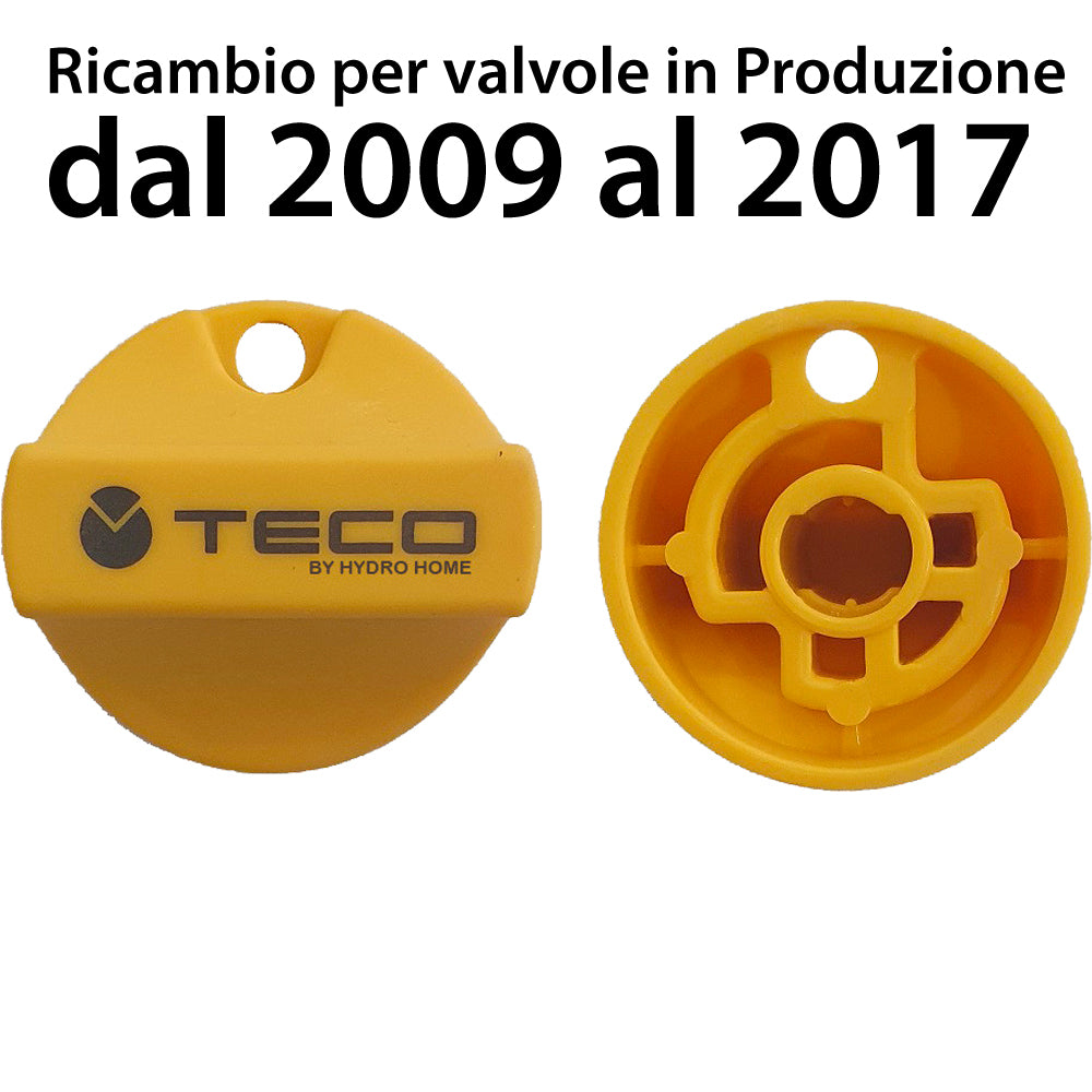 MANIGLIA DI COMANDO GIALLA PER VALVOLA TECO - img 4