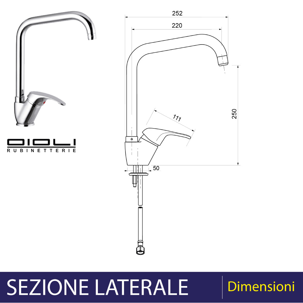 MISCELATORE LAVELLO ROMA CANNA A "L" - img 3