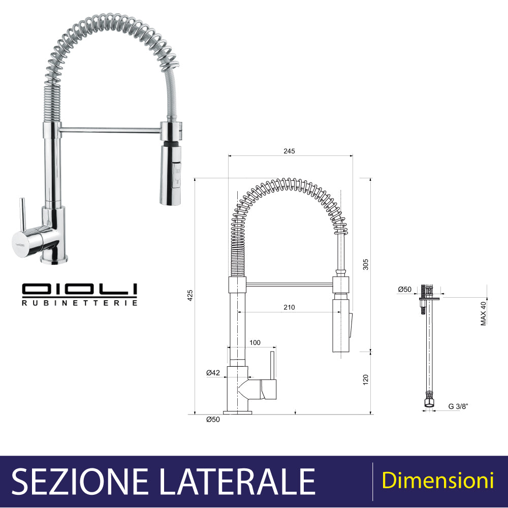 MISCELATORE LAVELLO A MOLLA MICRO - img 3