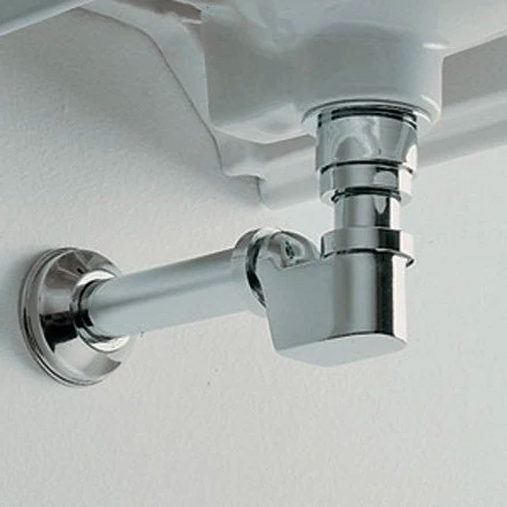 SIFONE RIBASSATO PER LAVABO E BIDET SOSPESO IN OTTONE - img 5