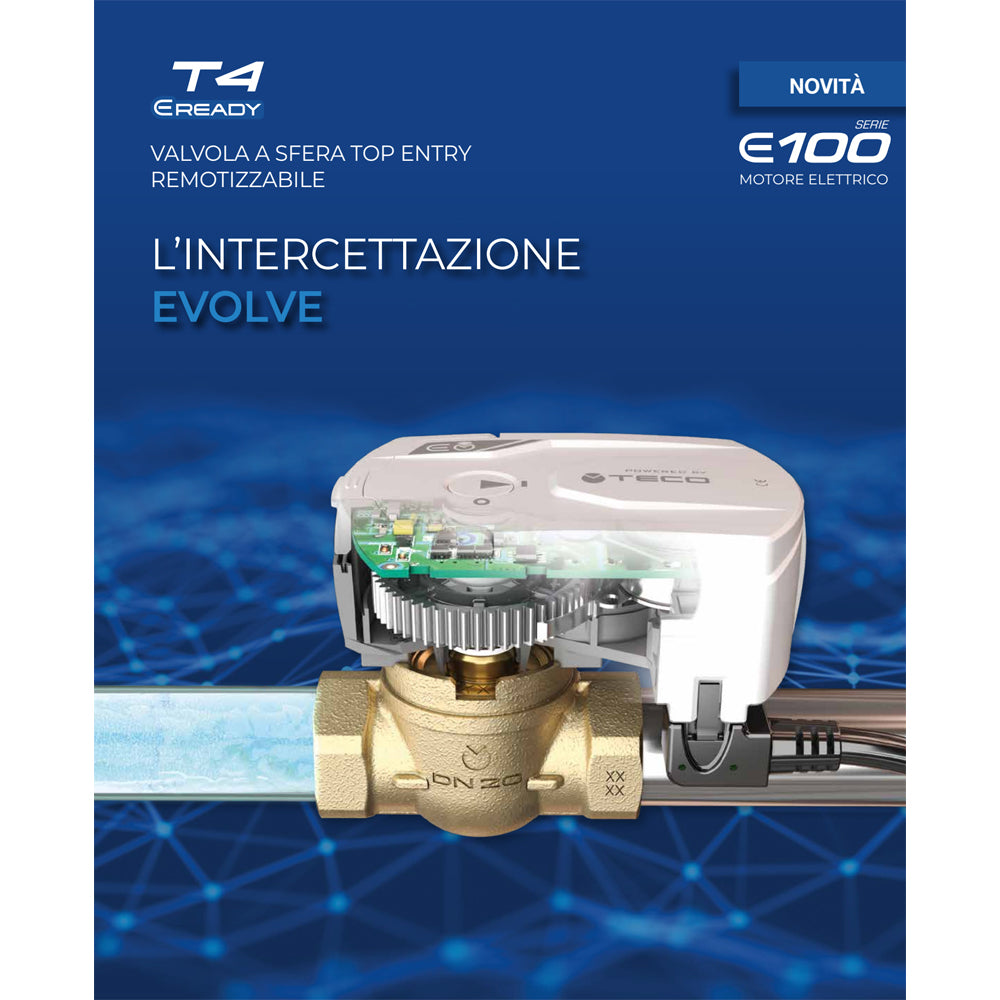 VALVOLA DI INTERCETTAZIONE MOTORIZZABILE T4 E-READY - img 4