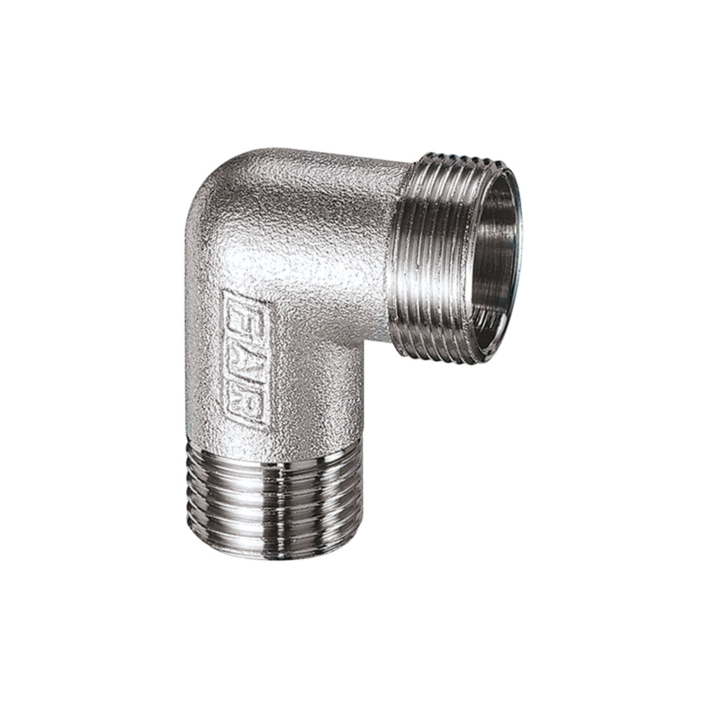 GOMITO MASCHIO PER TUBO RAME, PLASTICA E MULTISTRATO CROMATO FAR - img 2