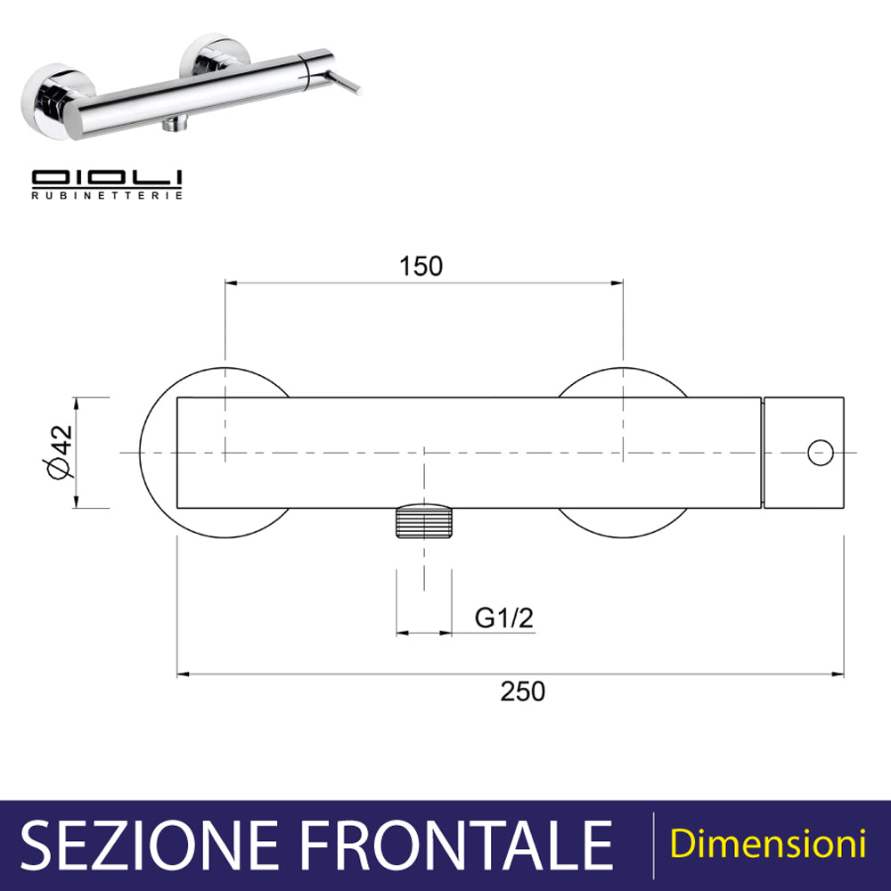 MISCELATORE DOCCIA ESTERNO MICRO - img 3