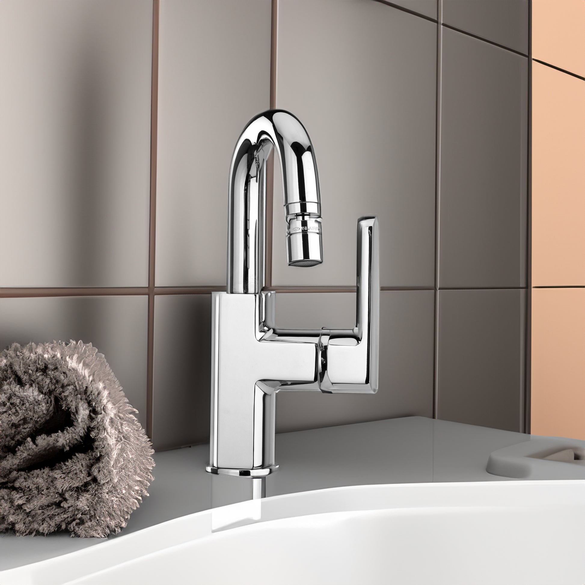 MISCELATORE BIDET CON BOCCA ORIENTABILE 'STILE' - img 4