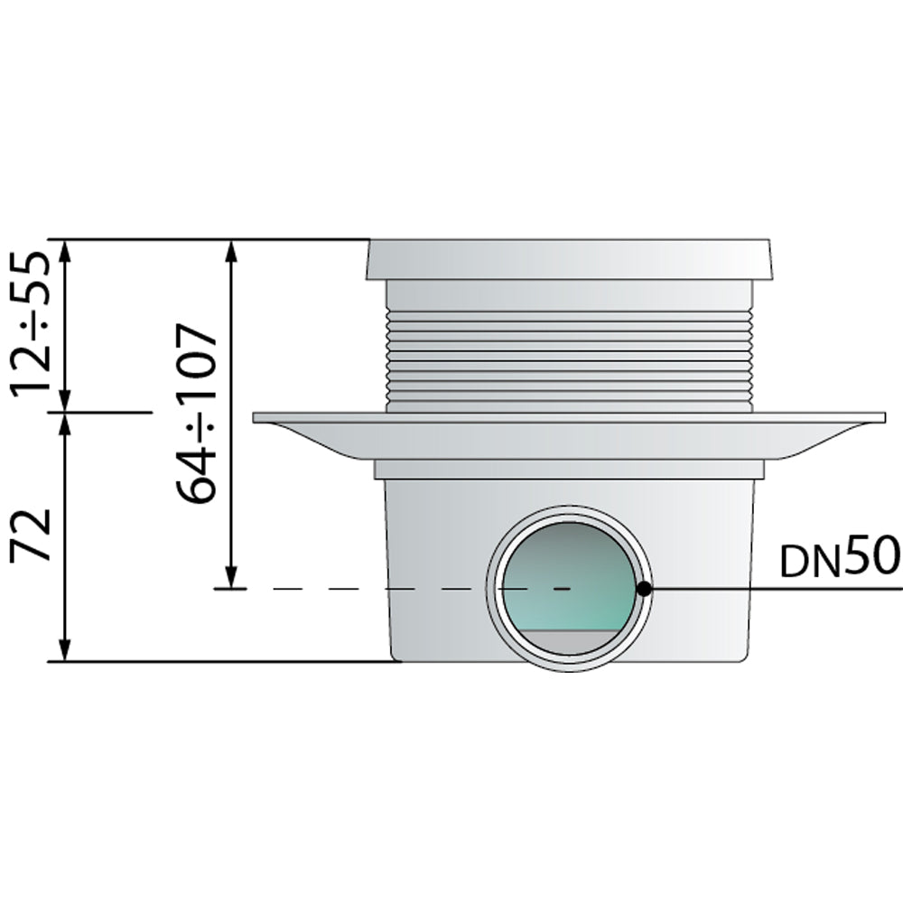 POZZETTO PER DOCCIA A PAVIMENTO "MINIFLOW Q" SQUARES - img 4