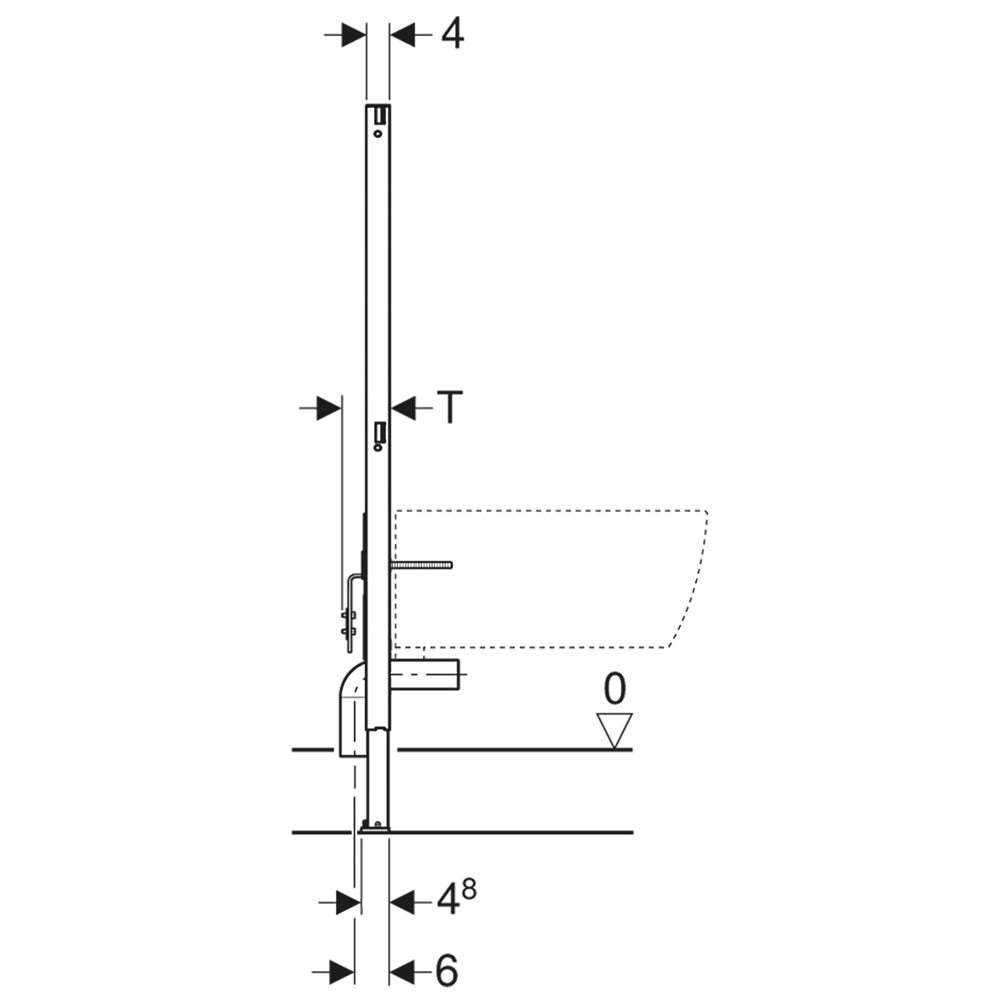 MODULO "DUOFIX" PER BIDET SU CARTONGESSO - img 5