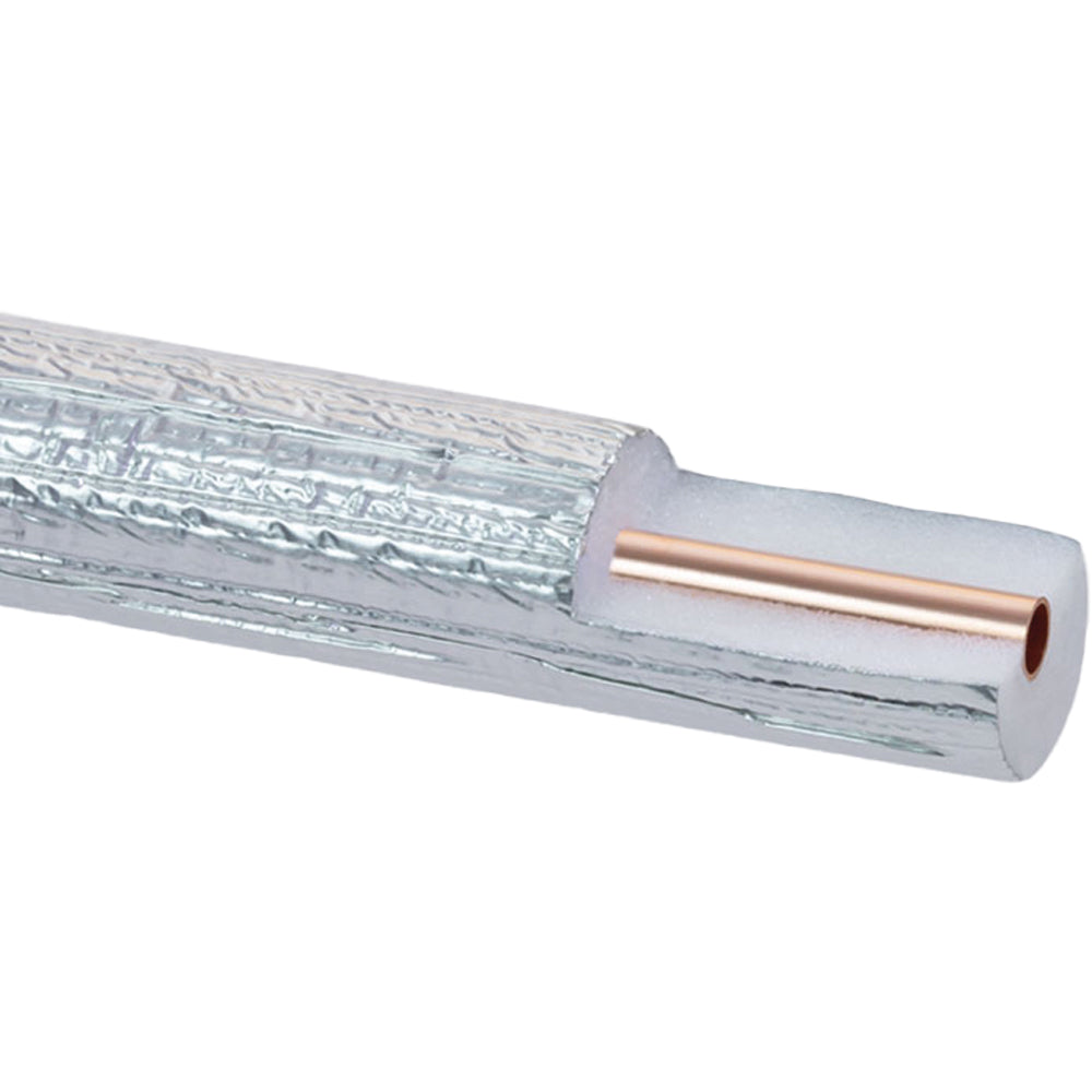 TUBO RAME RIVESTITO PER CONDIZIONAMENTO IDEALSTAR SILVER 1 IN ROTOLO - img 2