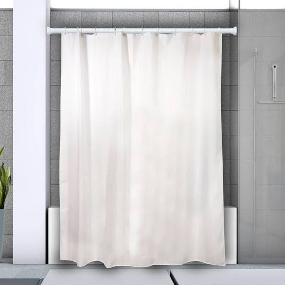 ASTA PER TENDA DOCCIA "IDEAL" ESTENSIBILE BIANCA 1 LATO - img 2