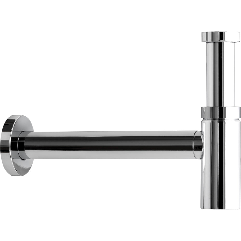 SIFONE D'ARREDO TONDO PER LAVABO "JOLLY" CROMATO - img 2